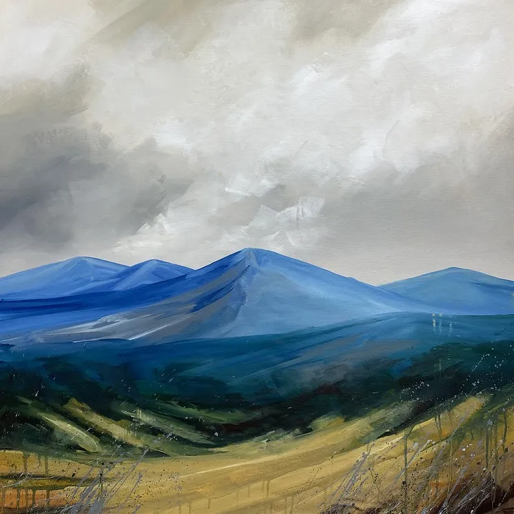 Immagine di Blue Echo di Helen Mount, medium: Painting