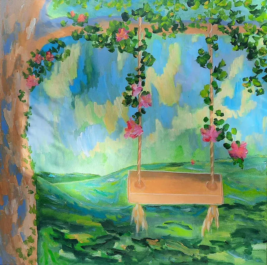 Immagine di Neverland di Daria Habich, dimensioni: 100x100 cm, medium: Живопис, serie: The soul Garden, prezzo: €1190