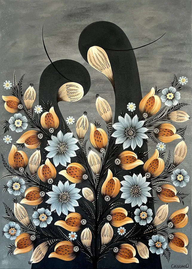 Imagen de Пам'яті слід de Олена Грішина, tamaño: 50x70 cm, hecho de акрил/маркери/полотно, medio Живопис, de Німеччина, con un precio de €500