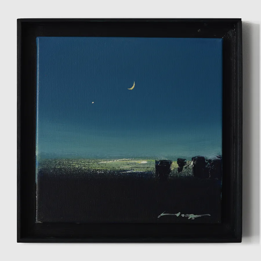 Immagine di Nightfall di Igor Nekraga, dimensioni: 25x25 cm, materiali: Acrylic on canvas, medium: Pittura, città: Ukraine, serie: Acrylics, prezzo: $300