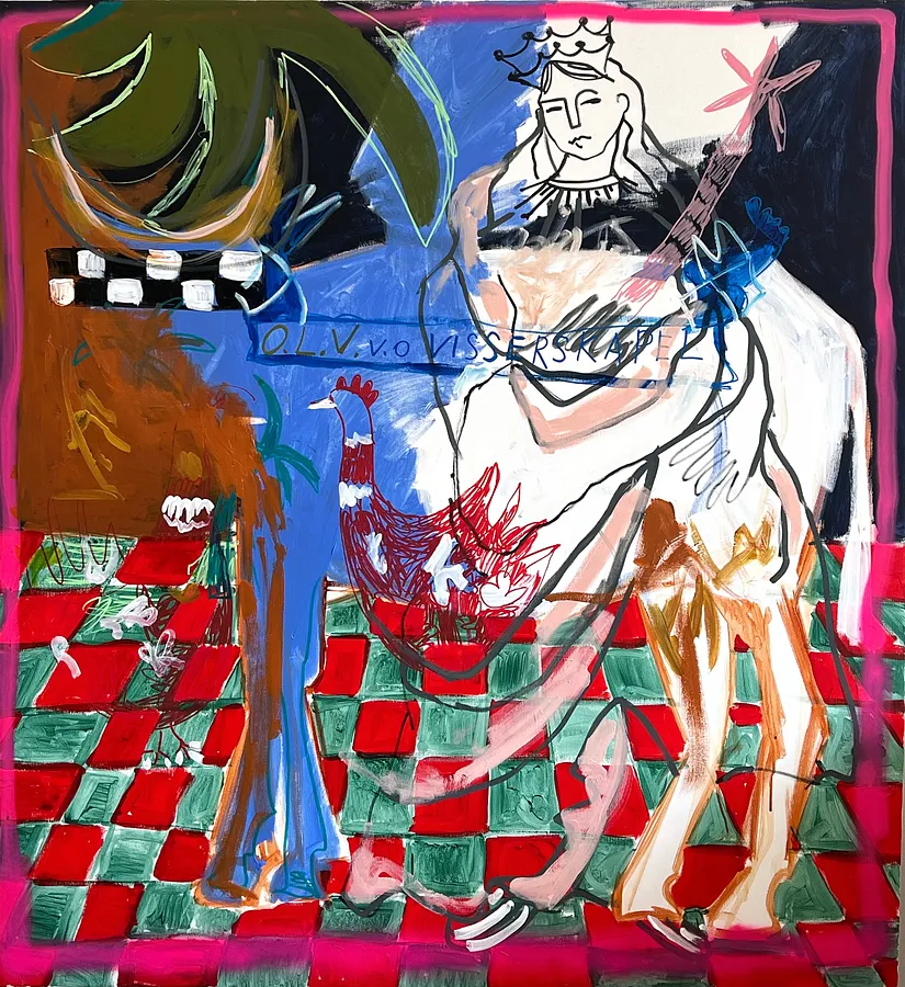 Image de Mariia  par Notuko, taille : 120x130, médium Peinture, au prix de €2500