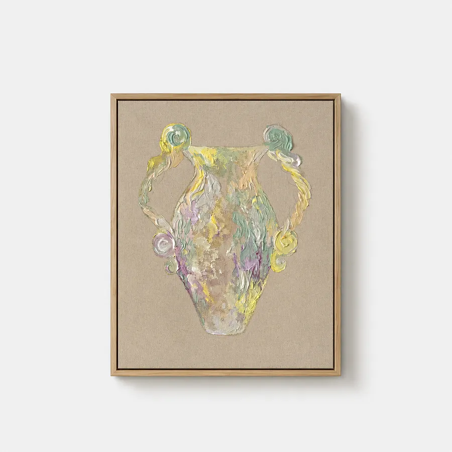 Image de Pearly Amphora par Anna Shkinder, taille : 40x50 cm, médium Vessels, faisant partie de la série Vessels, au prix de $200