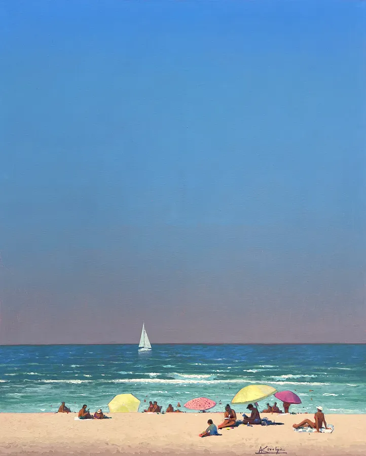 Image de Memories of Summer par Andrii Kovalyk, taille : 100x81 cm , médium Original Artworks , faisant partie de la série Summer Memories Series , au prix de €2500