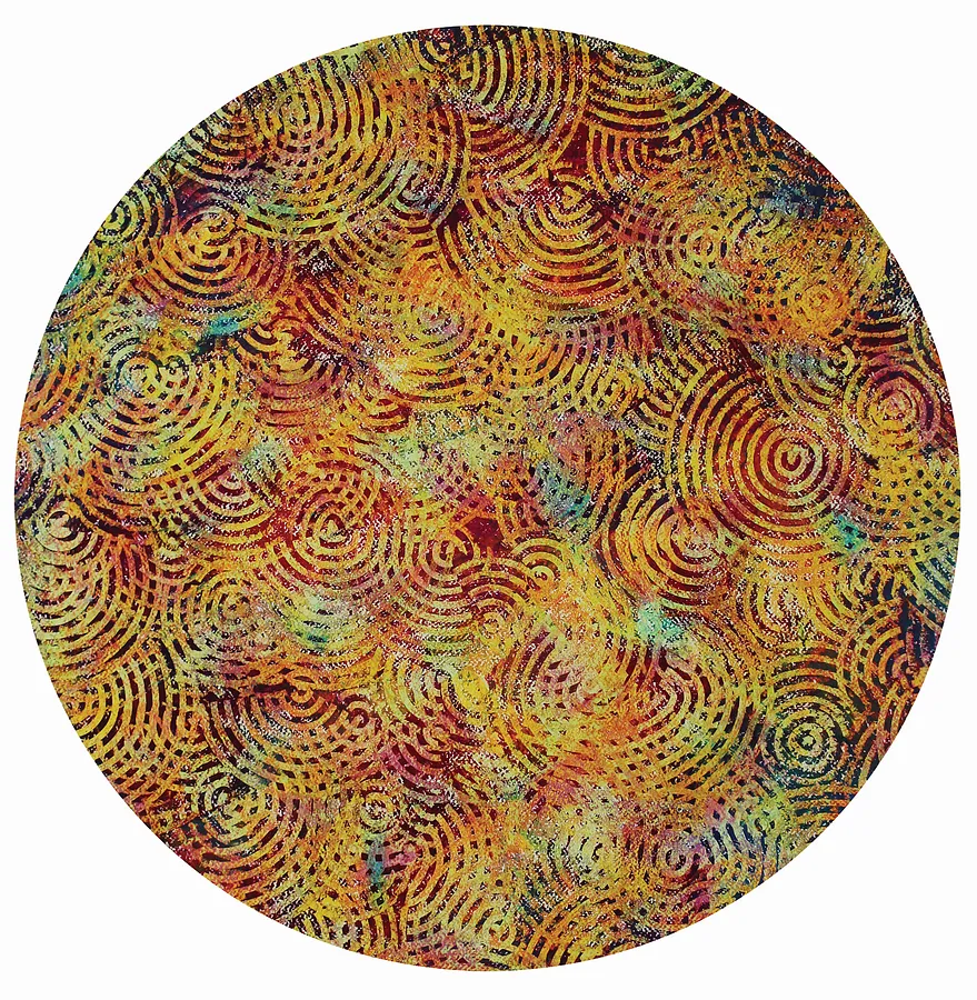 Immagine di Cosmology 5 — "Presence" Series di Maryan Besaga, dimensioni: 70 х70 см, materiali: pastel, paper, medium: Graphics, città: Ukraine, serie: PRESENCE, prezzo: $3500