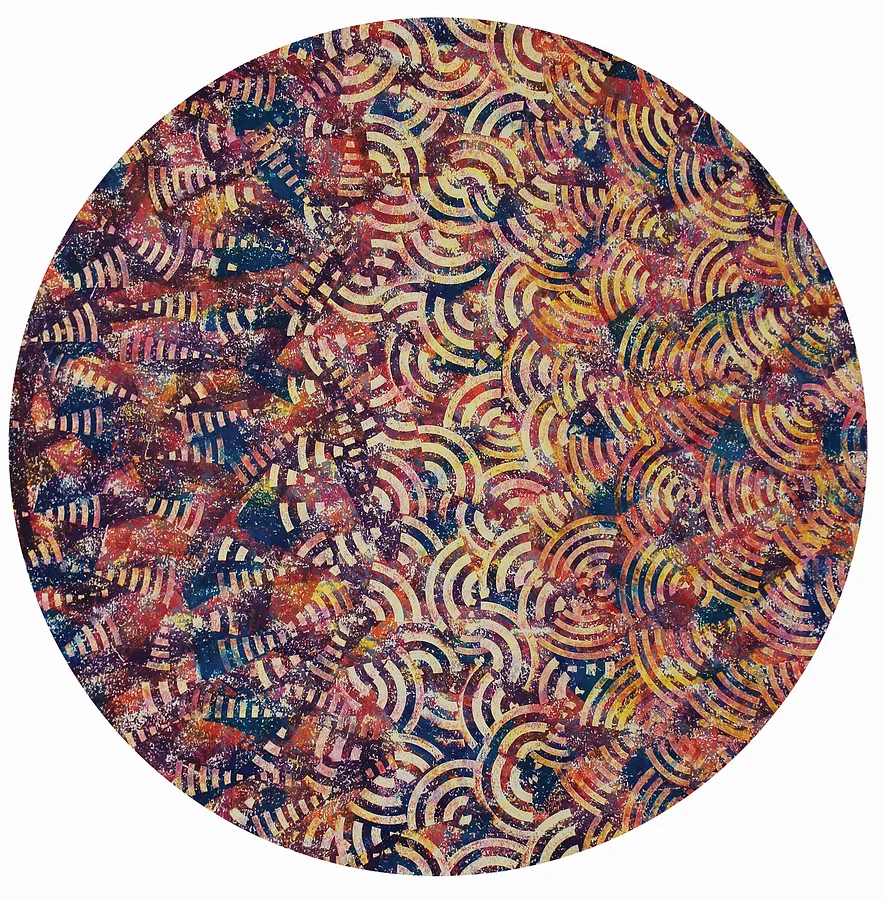 Immagine di Cosmology 6 — "Presence" Series di Maryan Besaga, dimensioni: 70 х70 см, materiali: пастель, папір, medium: Graphics, città: Укарїна, serie: PRESENCE