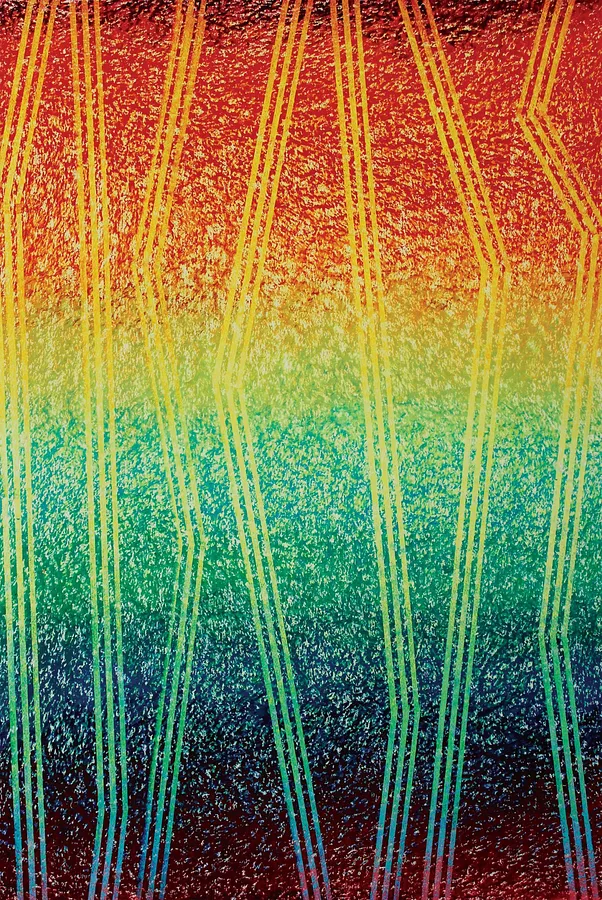 Immagine di Cosmology IV  — "Presence" Series di Maryan Besaga, dimensioni: 110 х 80 см, materiali: pastel, paper, medium: Graphics, città: Ukraine, serie: PRESENCE, prezzo: $2500