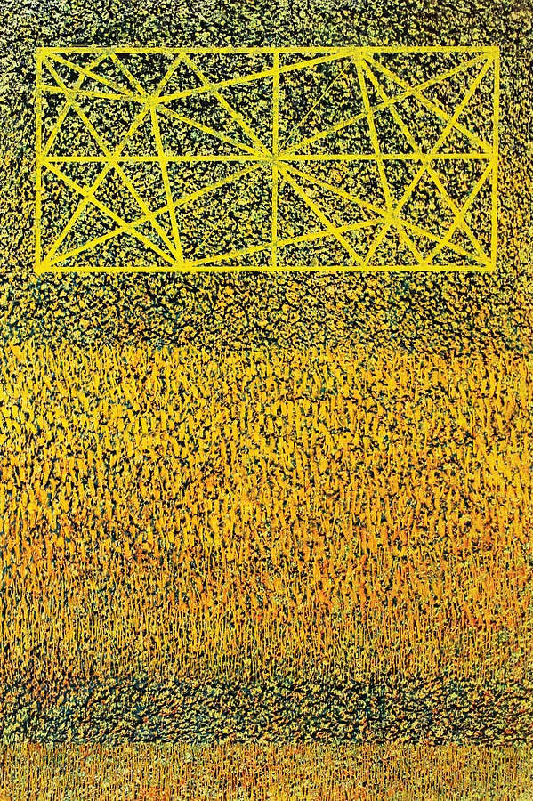 Immagine di «Cosmology 3X»  — "Presence" Series di Maryan Besaga, dimensioni: 110 х 80 см, materiali: pastel, paper, medium: Graphics, città: Ukraine, serie: PRESENCE, prezzo: $2500