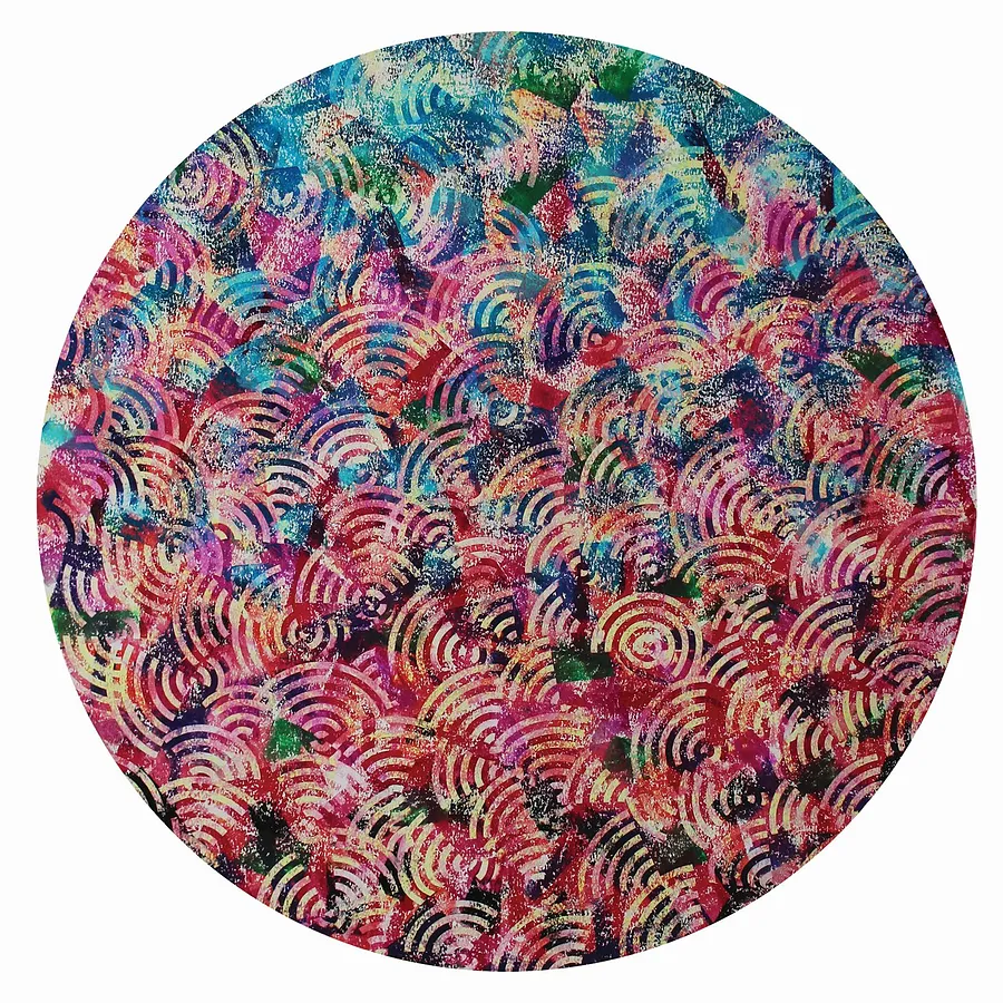 Immagine di Cosmology 7 — "Presence" Series di Maryan Besaga, dimensioni: 70 х70 см, materiali: пастель, папір, medium: Graphics, città: Укарїна, serie: PRESENCE