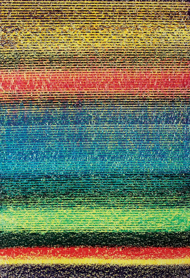Immagine di Cosmology — Unknown Worlds 2  — "Presence" Series di Maryan Besaga, dimensioni: 110 х 80 см, materiali: pastel, paper, medium: Graphics, città: Ukraine, serie: PRESENCE, prezzo: $3500