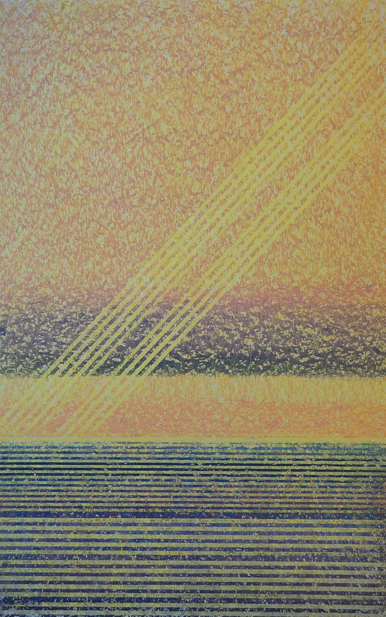 Bild von Presence 5.06  — "Presence" Series von Maryan Besaga, Größe: 110 х 80 см, hergestellt aus pastel, paper, Graphics Medium, aus Ukraine, Teil der PRESENCE Serie, zum Preis von $2500