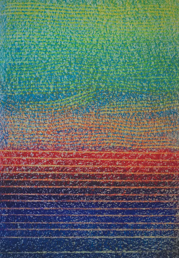Immagine di Presence 5.02  — "Presence" Series di Maryan Besaga, dimensioni: 110 х 80 см, materiali: pastel, paper, medium: Graphics, città: Ukraine, serie: PRESENCE, prezzo: $2500