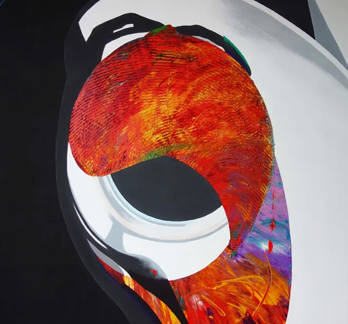 Immagine di Primaкн Movement V — "Prima Motus" Series di Maryan Besaga, dimensioni: 100х100 см, materiali: mixed media on canvas, medium: Painting, città: Ukraine, serie: PRIMA MOTUS , prezzo: $3000
