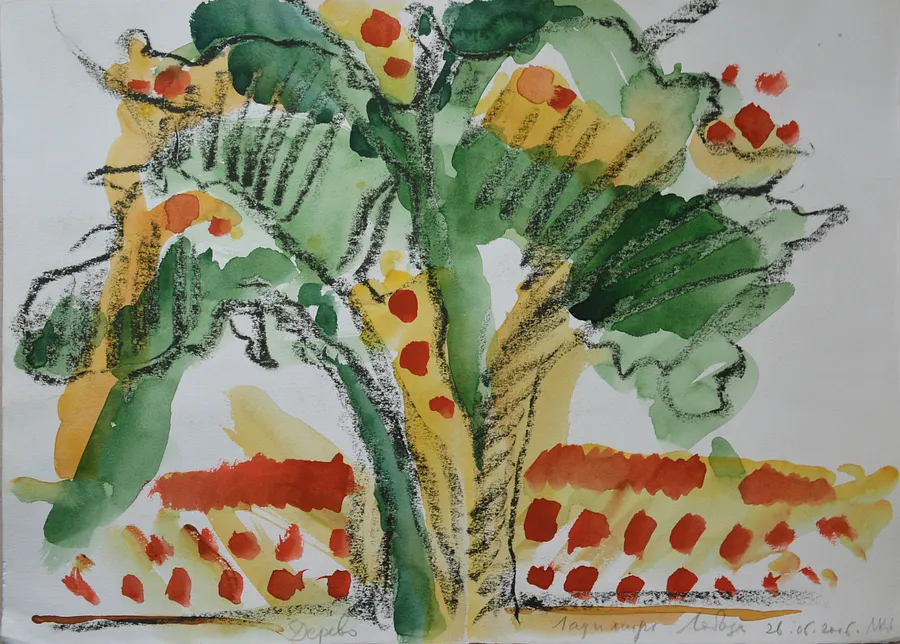 Bild von Untitled von Володимир Лобода, Größe: 35/49.5 см , Живопис Medium