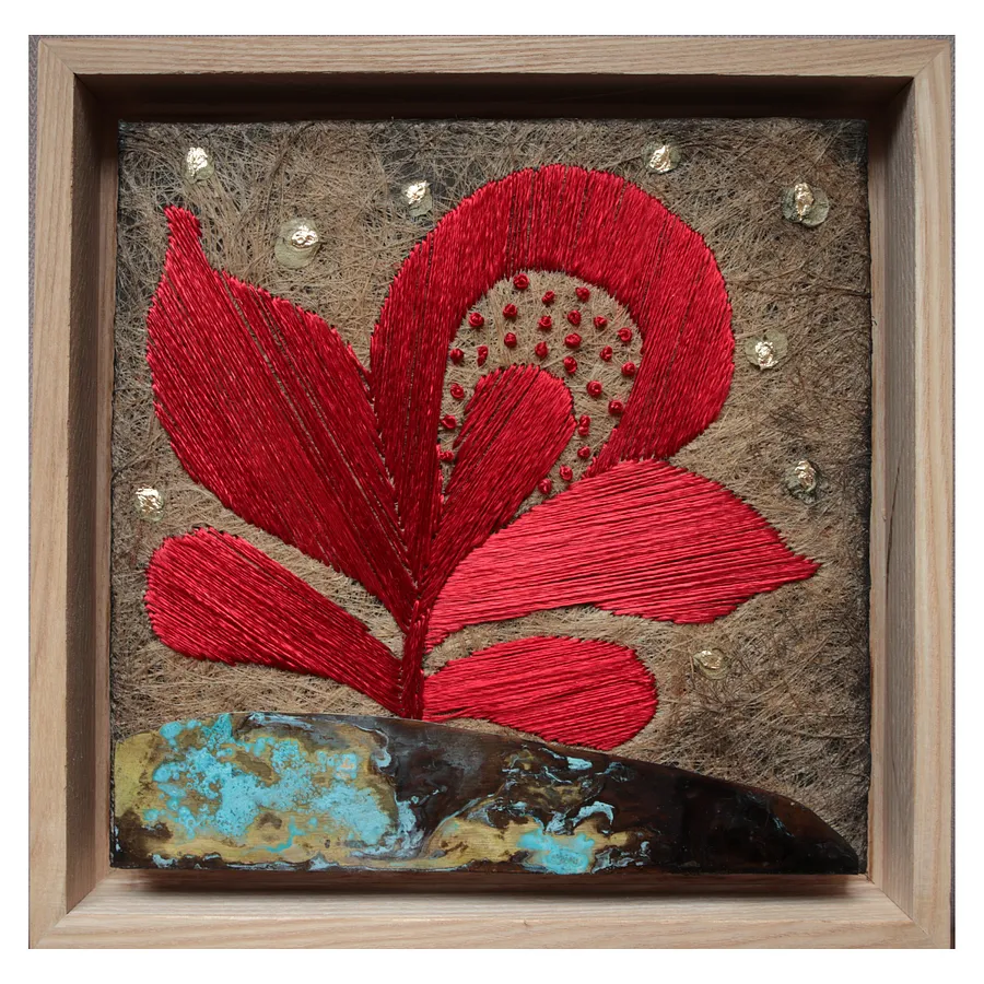 Image of Квітка by Tkachuk Yaroslava, size: 20 х 20 см, Авторська техніка medium, priced at $250