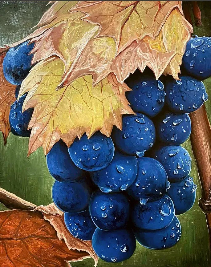Immagine di Grapes di Elena Adele Dmitrenko, serie: Still Life
