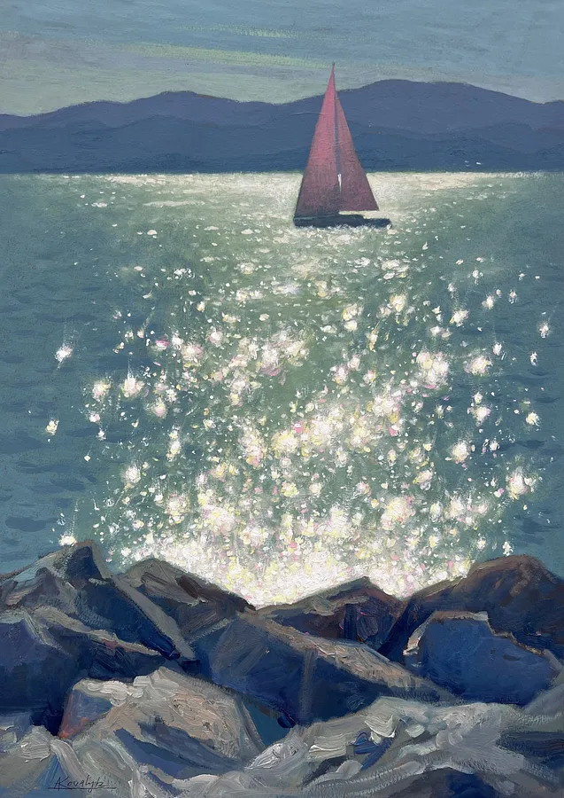 Immagine di The Taste of Freedom di Andrii Kovalyk, dimensioni: 70x50 cm , medium: Original Artworks , serie: Sold, prezzo: €550