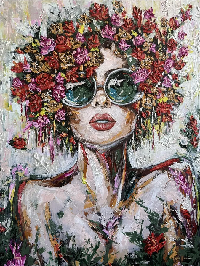 Immagine di Her Floral Majesty Spring di Elena Adele Dmitrenko, serie: Majestic Lady's
