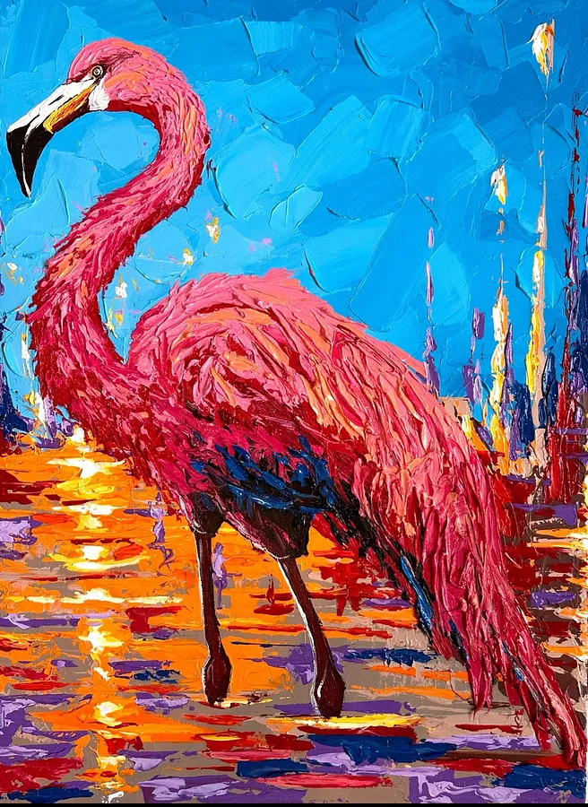 Immagine di Cool Flamingo di Elena Adele Dmitrenko, serie: Florida Style