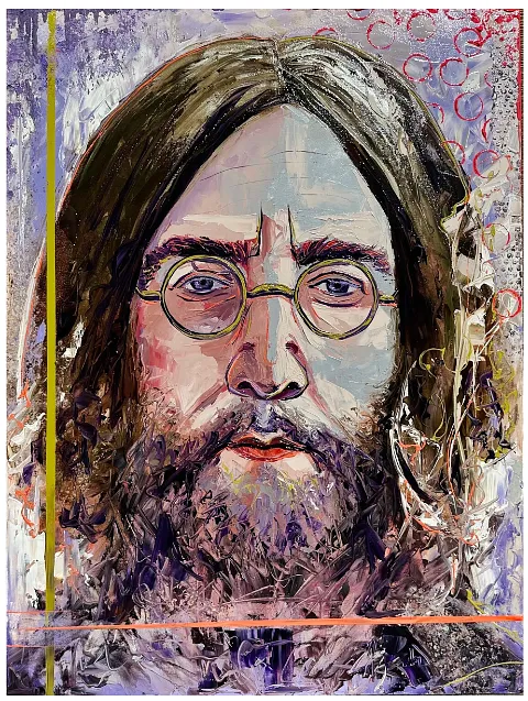 Immagine di John Lennon di Elena Adele Dmitrenko, dimensioni: 101,6 x 76,6 cm , medium: Painting, serie: Portrait's, prezzo: $1800
