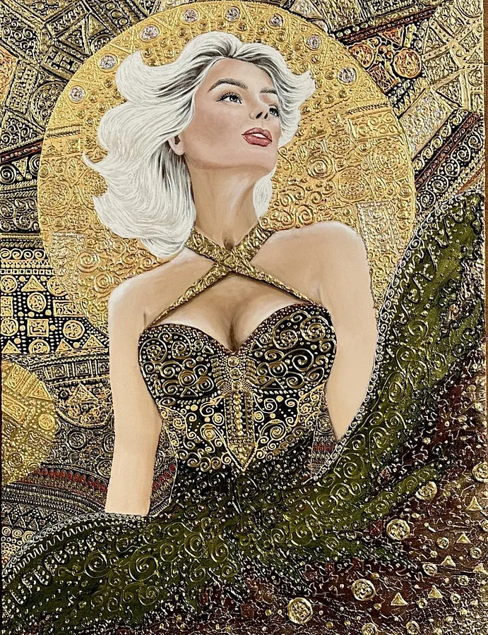 Зображення "In My Golden Dreams" від Elena Adele Dmitrenko, серія: Golden Lady's, ціна: $12000