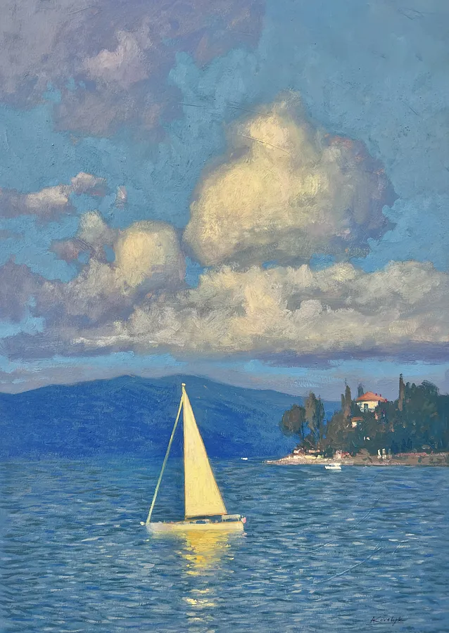 Immagine di Summer Memories di Andrii Kovalyk, dimensioni: 70x50 cm , medium: Original Artworks , serie: Landscapes Around the World , prezzo: €550