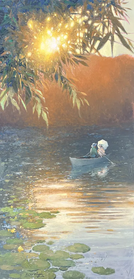 Immagine di A Moment to Remember di Andrii Kovalyk, dimensioni: 150x73 cm , medium: Original Artworks , serie: Landscapes Around the World , prezzo: €4500