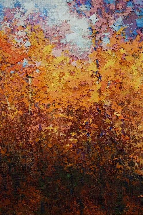 Immagine di October — "Impressions" Series di Maryan Besaga, dimensioni: 80Х60 см, materiali: oil on canvas, medium: Painting, città: Ukraine, serie: IMPRESSIONS, prezzo: $2500