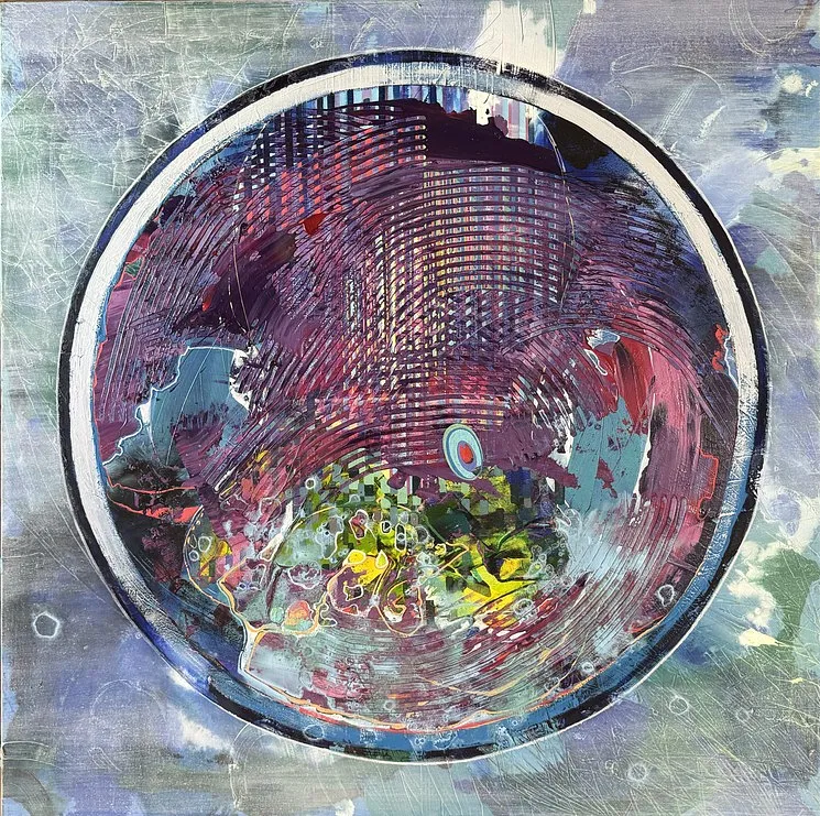 Immagine di Primary Movement XI — "Prima Motus" Series di Maryan Besaga, materiali: mixed media on canvas, medium: Painting, città: Ukraine, serie: PRIMA MOTUS , prezzo: Prezzo su richiesta