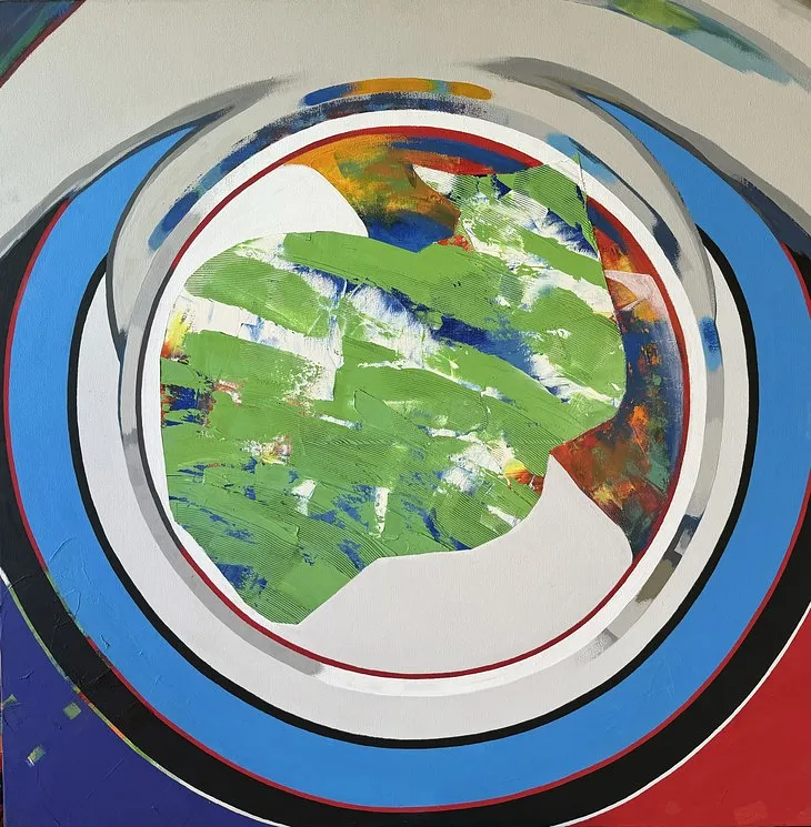 Immagine di Primary Movement X — "Prima Motus" Series di Maryan Besaga, dimensioni: 100x100 cm, materiali: mixed media on canvas, medium: Painting, città: Ukraine, serie: PRIMA MOTUS , prezzo: Prezzo su richiesta