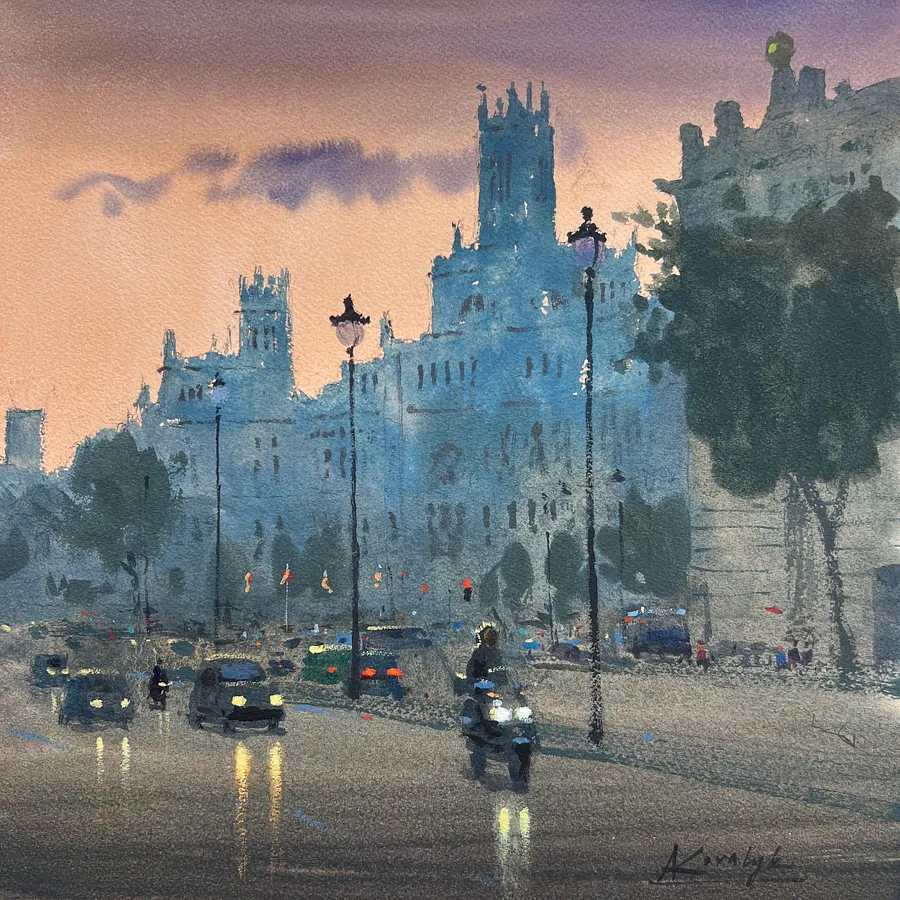 Immagine di IMG di Andrii Kovalyk, medium: Original Artworks , serie: Urban Landscapes Around the World 