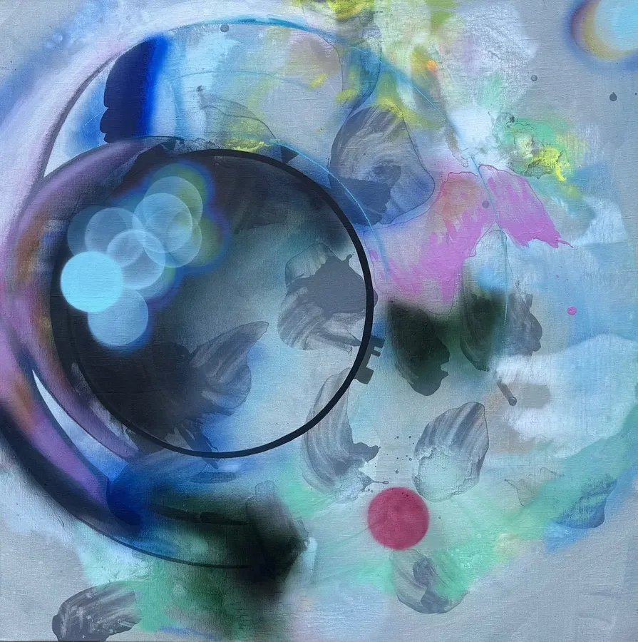Immagine di Birth – "Prima Motus" Series  di Maryan Besaga, dimensioni: 100x100 cm, materiali: acrylic on canvas, medium: Painting, città: Ukraine, serie: PRIMA MOTUS , prezzo: $4500