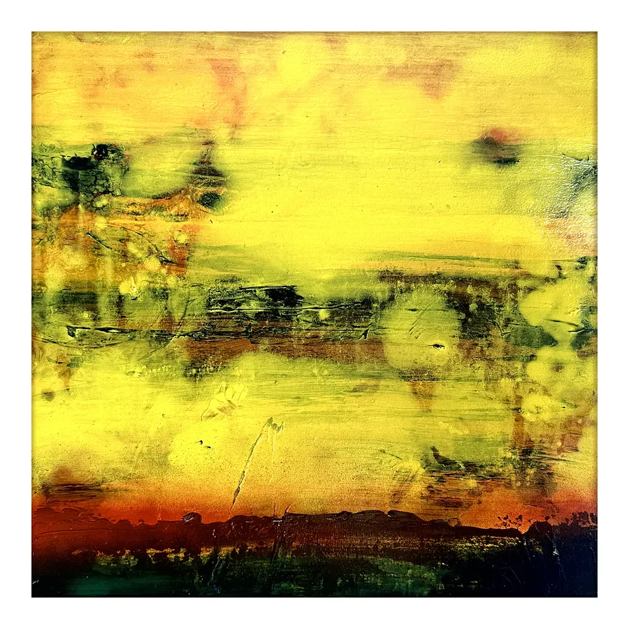Image of 01.23.  — Sonnet. "Diaries / Signs of the Times" Series. by Maryan Besaga, size: 40 Х40 см, made of oil on cardboard, Painting medium, from Ukraine, part of the Diaries / Signs of Time series, priced at €1500