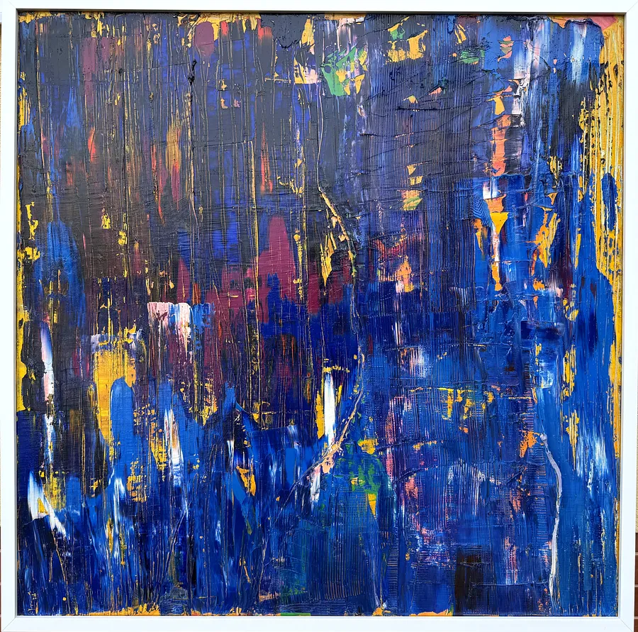 Immagine di Insomnia IV — «Insomnia» Series di Maryan Besaga, dimensioni: 90 Х 90 см, materiali: oil on canvas, medium: Painting, città:   Ukraine, serie: INSOMNIA, prezzo: ₴2000