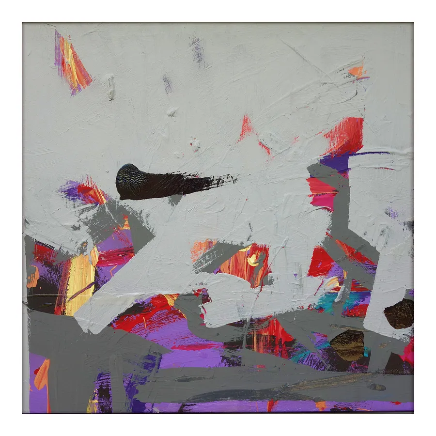 Immagine di 02.09 — "Diaries / Signs of the Times" Series di Maryan Besaga, dimensioni: 40 Х40 см, materiali: acrylic, enamel, wax, cardboard, medium: Painting, città: Ukraine, serie: Diaries / Signs of Time, prezzo: €1500