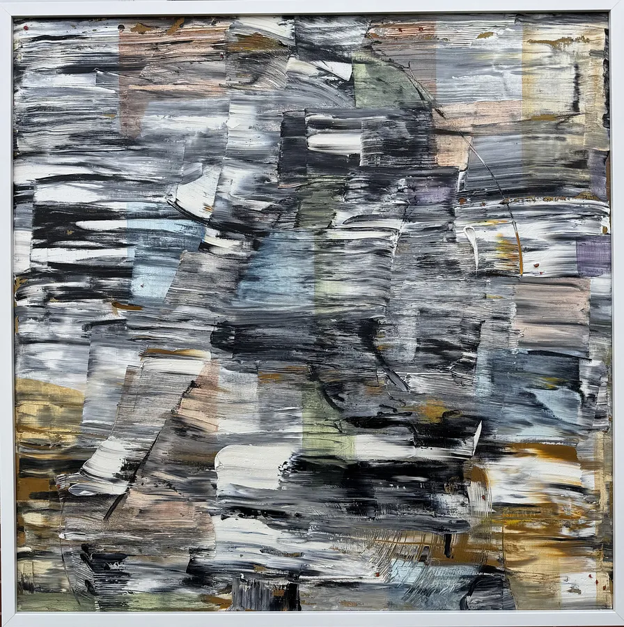 Immagine di Insomnia X  — "Insomnia" Series di Maryan Besaga, dimensioni: 90 Х 90 см, materiali: oil on canvas, medium: Painting, città: Ukraine, serie: INSOMNIA, prezzo: $2000