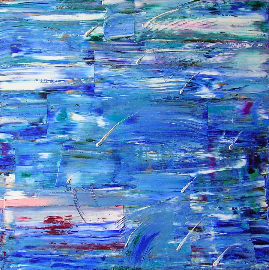 Immagine di  Insomnia XXIII — "Insomnia" Series di Maryan Besaga, dimensioni: 90х90 cm, materiali: oil on canvas, medium: Painting, città:   Ukraine, serie: INSOMNIA