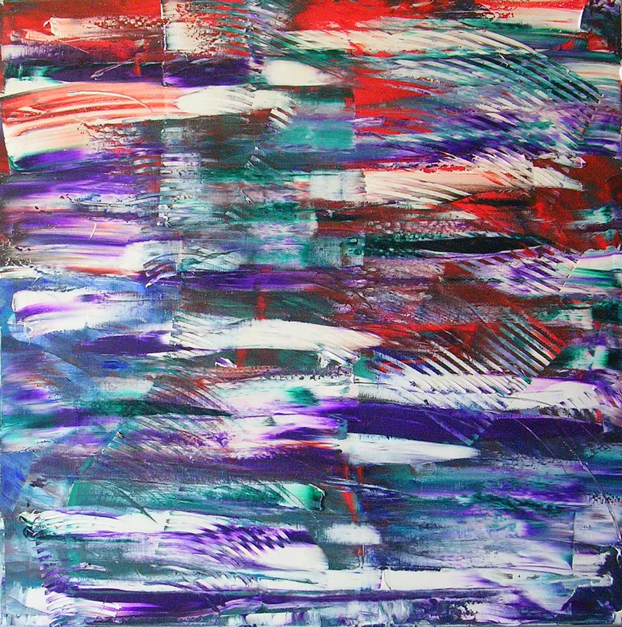 Immagine di Insomnia V — "Insomnia" Series di Maryan Besaga, dimensioni: 90х90 cm, materiali: oil on canvas, medium: Painting, città: Ukraine, serie: INSOMNIA, prezzo: $2000
