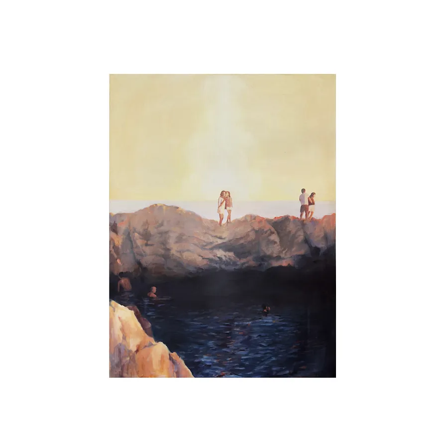 Obraz Light from the past / Crimea Landscape  autorstwa Yeva Khrapova, rozmiar: 110 x 195, medium Painting, cena: $950