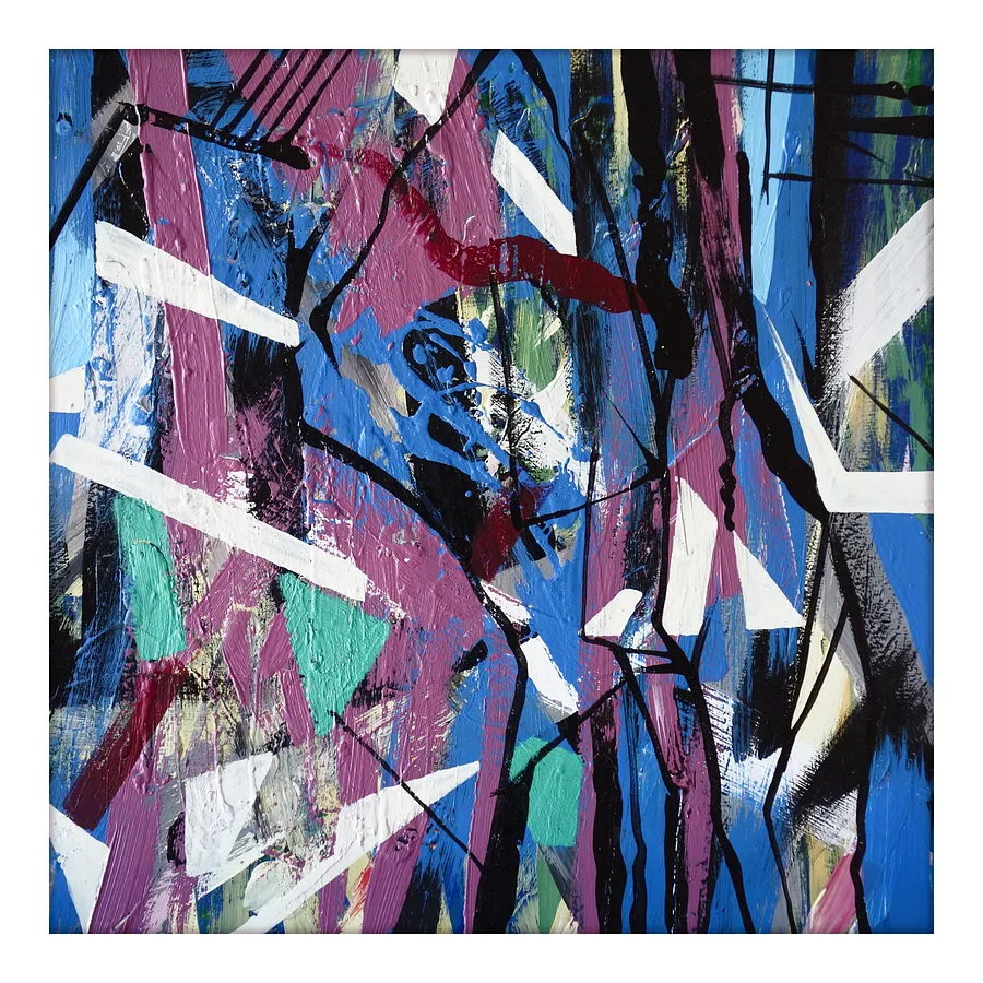 Immagine di 04.18 Diaries / Signs of the Times/ Series di Maryan Besaga, dimensioni: 40 Х40 см, materiali: mixed media on metal, medium: Painting, città: Ukraine, serie: Diaries / Signs of Time, prezzo: €1500