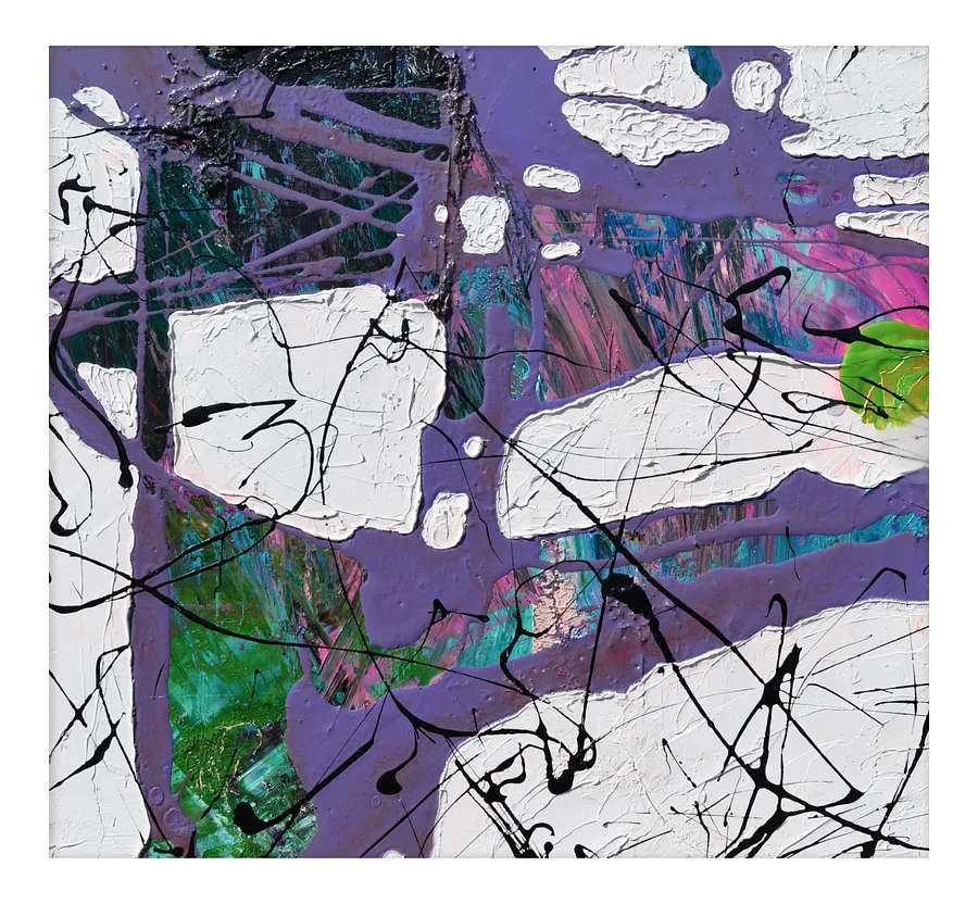 Bild von 03.05  — Diaries / Signs of the Times / Series von Maryan Besaga, Größe: 40 Х40 см, hergestellt aus mixed media on metal, Painting Medium, aus Poland, Teil der Diaries / Signs of Time Serie, zum Preis von €1500