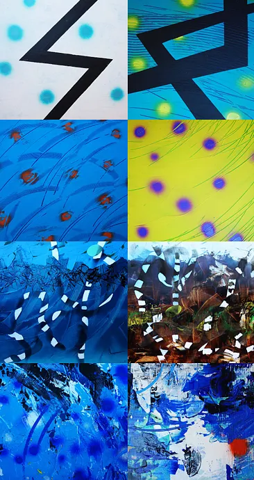 Immagine di Genesis I — "Prima Motus" Series di Maryan Besaga, dimensioni: 160х80 см, materiali: mixed media on canvas, medium: Painting, città: Ukraine, serie: PRIMA MOTUS , prezzo: Prezzo su richiesta