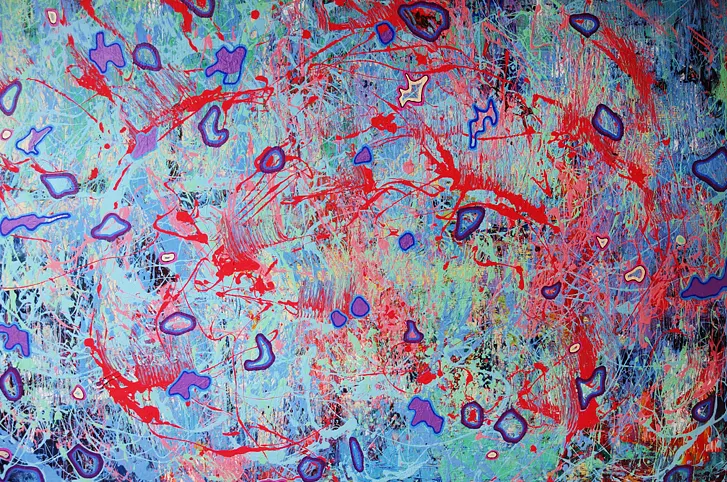 Immagine di Origo / The Beginning  – Episode 04: "Prima Motus" Series di Maryan Besaga, dimensioni: 80х140, materiali: acrylic on canvas, medium: Painting, città:  Ukraine, serie: PRIMA MOTUS , prezzo: $8000