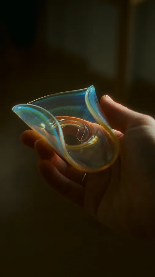 Imagen de Чахе з кольорового скла de tea.satori, medio Посуд, parte de la serie Аксесуари, con un precio de ₴1350