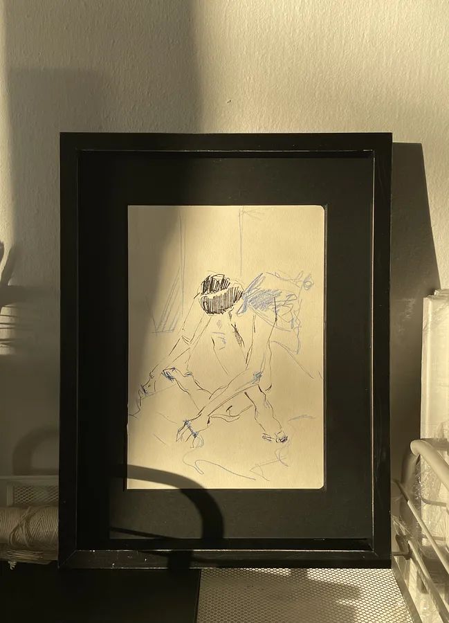 Imagen de балерина de Margo Vovchok, tamaño: 40 x 30 cm, hecho de ink, pencil on paper , medio Графіка, con un precio de ₴1700