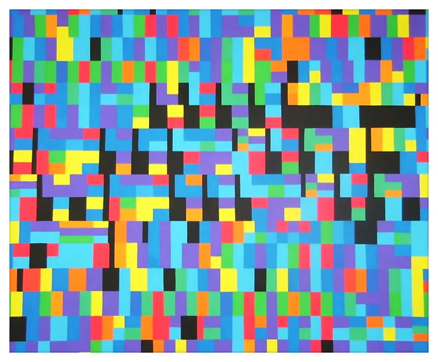 Immagine di Schumann’s. Sonata of Youth — "Transformation" Series di Maryan Besaga, dimensioni: 80 х100 cm, materiali: acrylic on canvas, medium: Painting, città: Poland, serie: TRANSFORMATION