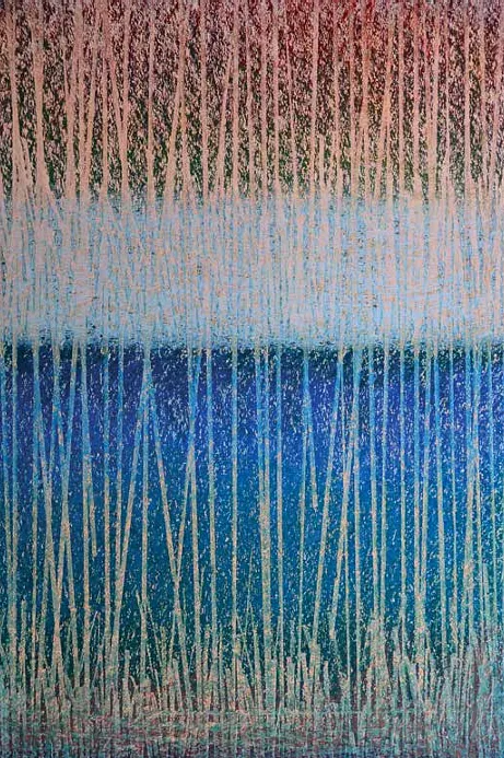 Image of Presence 6.02  Серія «Присутність» by Maryan Besaga, size: 100х70 cm, made of пастель, папір, Graphics medium, from Укарїна, part of the PRESENCE series