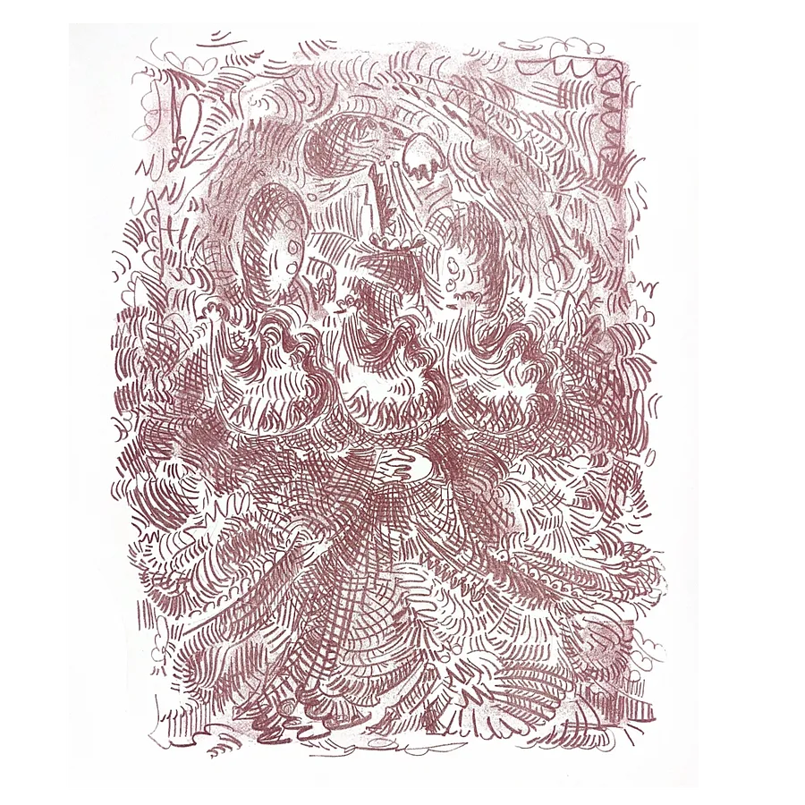 Image of Lithography Birds  by Notuko , size: 40x50, Graphics medium, from Rivne , priced at €70