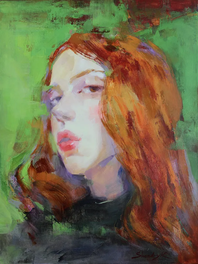 Obraz Silent Presence autorstwa Tetiana Shendryk, rozmiar: 60 × 80 cm, wykonany z acrylic on canvas, medium Painting, cena: Cena na zapytanie
