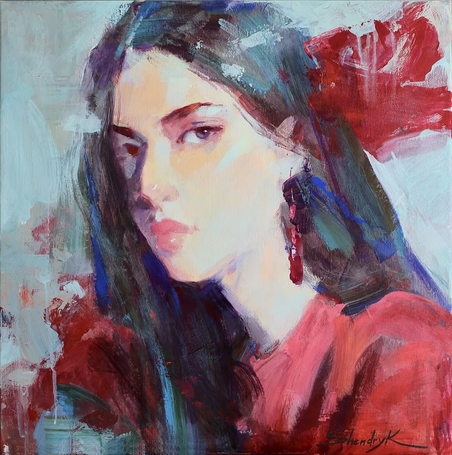 Obraz Unspoken autorstwa Tetiana Shendryk, rozmiar: 50 × 50 cm, wykonany z acrylic on canvas, medium Painting, cena: Cena na zapytanie