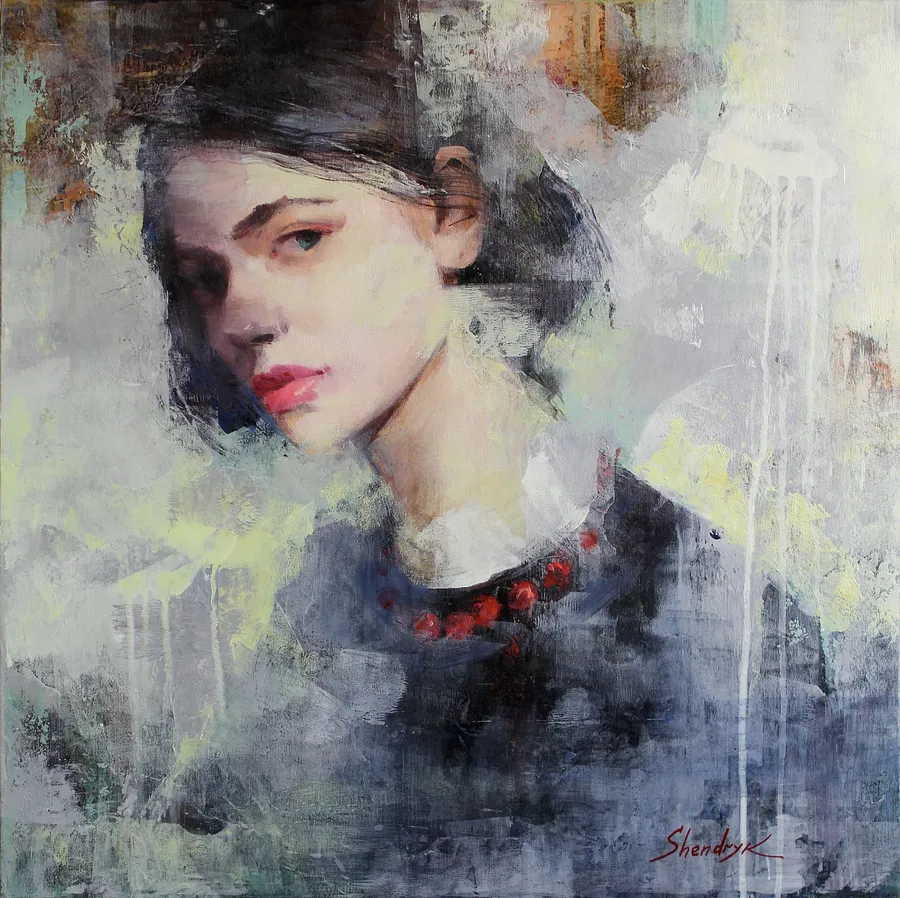 Immagine di Look di Tetiana Shendryk, dimensioni: 60 × 60 cm, materiali: acrylic on canvas, medium: Painting